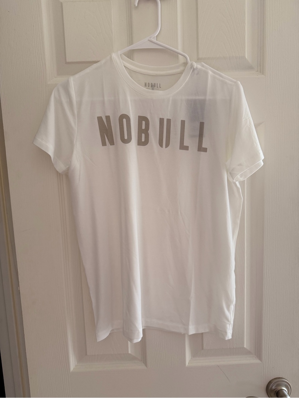 NOBULL White Graphic Logo Tee
